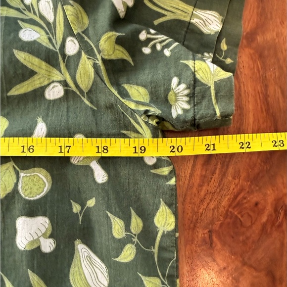 Big Bud Press Olive Floral Shirt - Picture 3 of 4